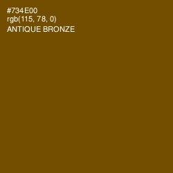 #734E00 - Antique Bronze Color Image